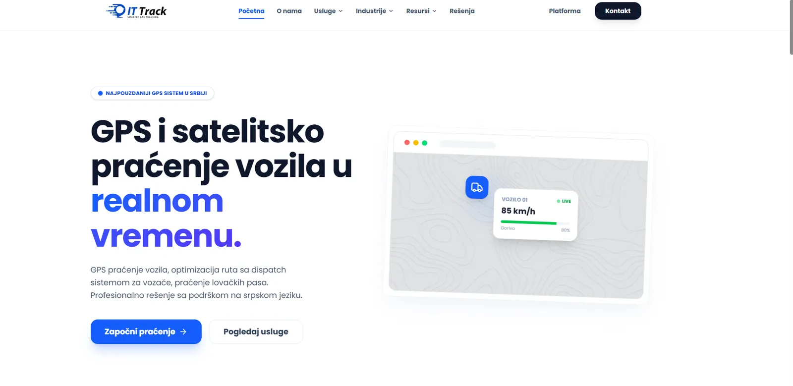 IT Track — Vozila, dostava i resursi u realnom vremenu